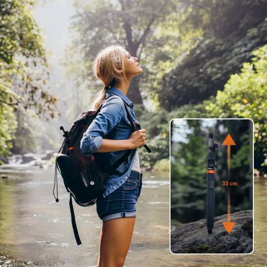 une journée ensoleillée Trépied pour téléphone - Trépied Smartphone - Trépied Smartphone - Selfie Stick Trépied - Trépied Téléphone - Trépied iPhone - Trépied iPhone - Support pour téléphone - Jusqu'à 180 cm - Trépied pour GoPro