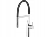Robinet de cuisine sans marque avec douchette extractible - Chrome/Noir