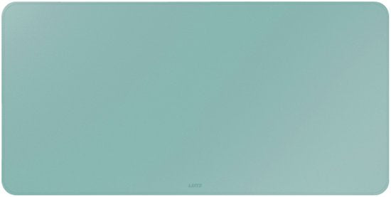 Grand tapis de bureau Leitz 80 × 40 cm – Antidérapant – Tapis de bureau – Imperméable – Pour clavier et souris – Menthe