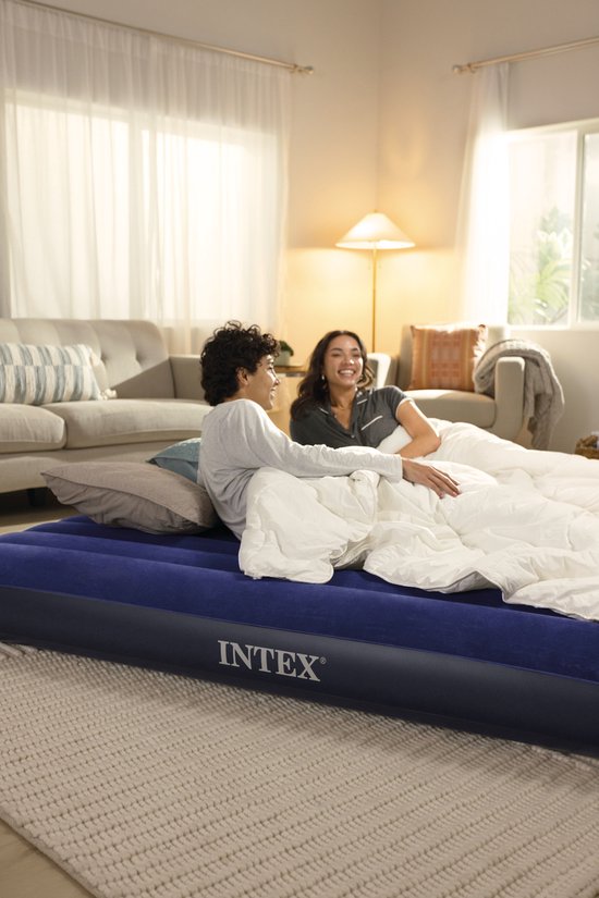 Matelas gonflable Intex King Dura-Beam Classic Downy - 203 x 183 x 22 cm