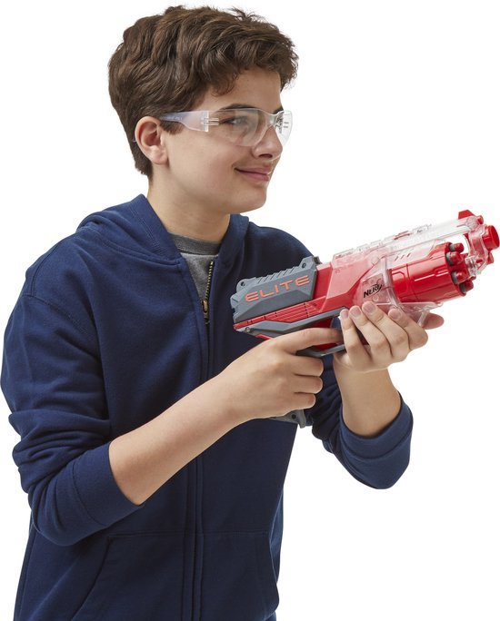 NERF Elite Disruptor - Transparent/Rouge