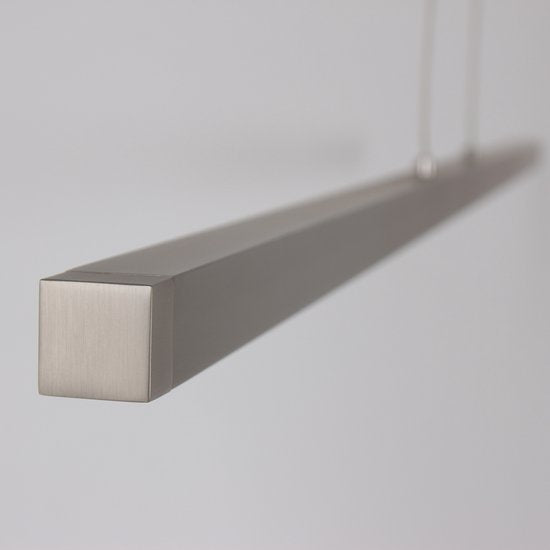 Lampe suspendue minimaliste en acier Danske 2745ST - 114 cm, extensible, hauteur réglable - Mexlite