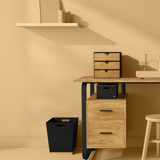 Bloc à tiroirs 5Five pour le bureau - 3 tiroirs - 25 x 31 x 24 cm - bois