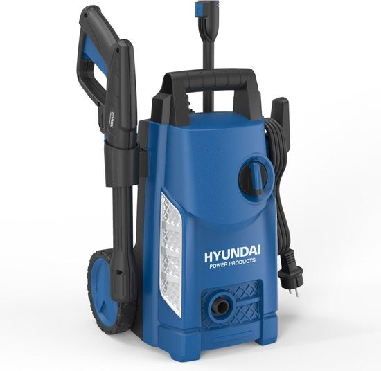 HYUNDAI nettoyeur haute pression 1500W - Ensemble complet de luxe - 360 L/h - Comprend de nombreux accessoires - buses - nettoyeur de terrasse - réservoir de savon