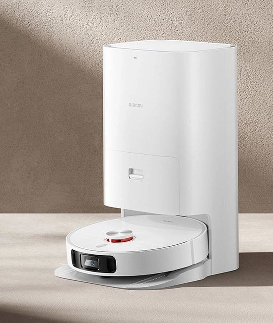 Aspirateur robot Xiaomi X10+ EU - Double serpillière rotative - Compatible avec l'eau - Détection LiDAR fonctionnant également de nuit - Caméra 3D ToF et RGB avancée - La station de recharge nettoie et sèche le robot