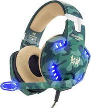 KOTION EACH G2600 - Gaming Headset - PS4 + PC - Camouflage Groen
