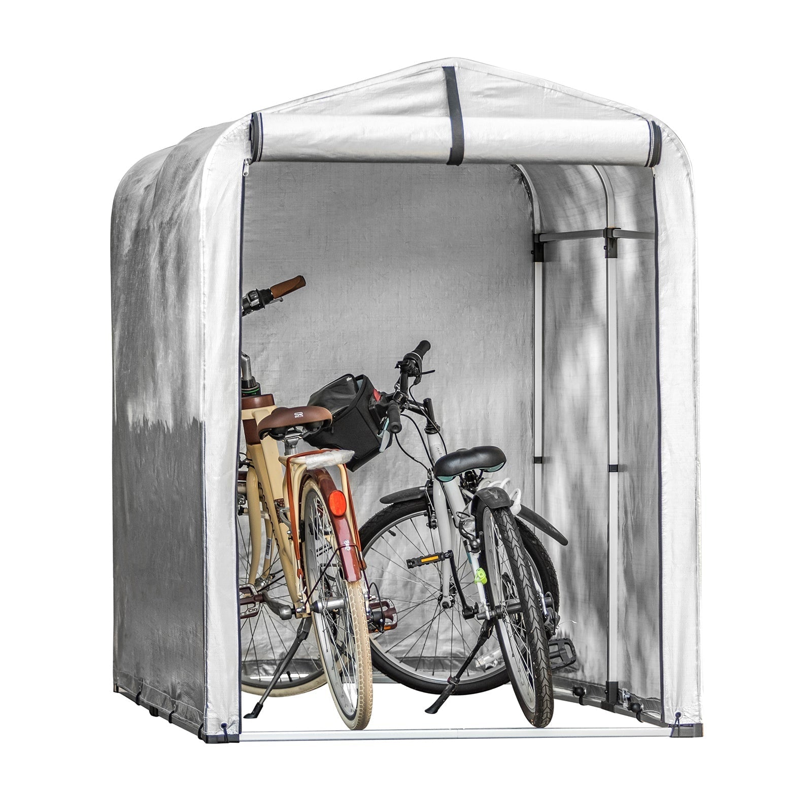 SoBuy Garage à vélos - 120 x 176 x 163 cm - Résistant aux intempéries
