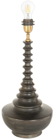 Lampe de table Anne Lighting Bois - noire - bois - 27 cm - douille E27 - 3677ZW