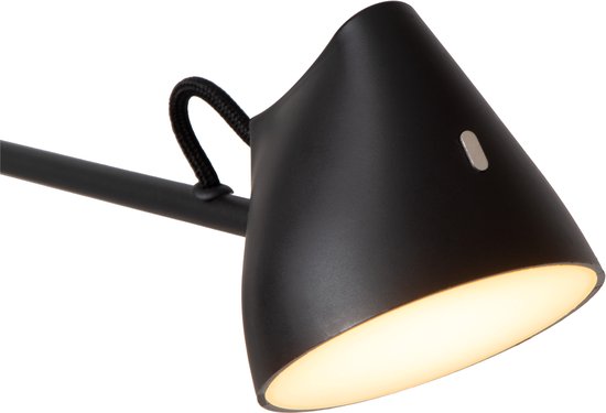 Lucide MILNE - Applique murale - LED à intensité variable - 2x8 W 2700 K - Noir