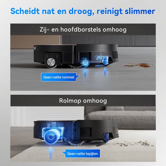 Robot aspirateur ECOVACS DEEBOT X11 PRO OMNI – 19 500 Pa – Recharge rapide PowerBoost – Serpillière à rouleau OZMO – Système anti-enchevêtrement ZeroTangle 3.0 – Détection des taches par IA 2.0 – Station OMNI 2.0 autonettoyante – Système d'escalade TruePa