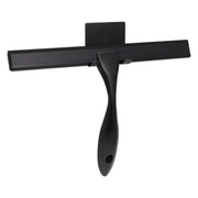 Racleur de douche en acier inoxydable - Lame en caoutchouc de 10 pouces - avec ventouse et crochet