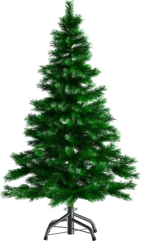 Casaria Artificial Christmas Tree - Metal Base 180cm 613 Points - Included Stand - Green