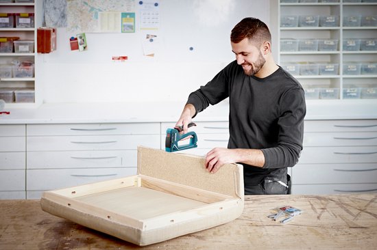 Novus Handtacker J-15 - Agrafeuse manuelle - pour agrafes A, D, H et G - pour la fixation, entre autres, de textiles, de cuir, de films, de papier, de liège et de plaques en plastique souple
