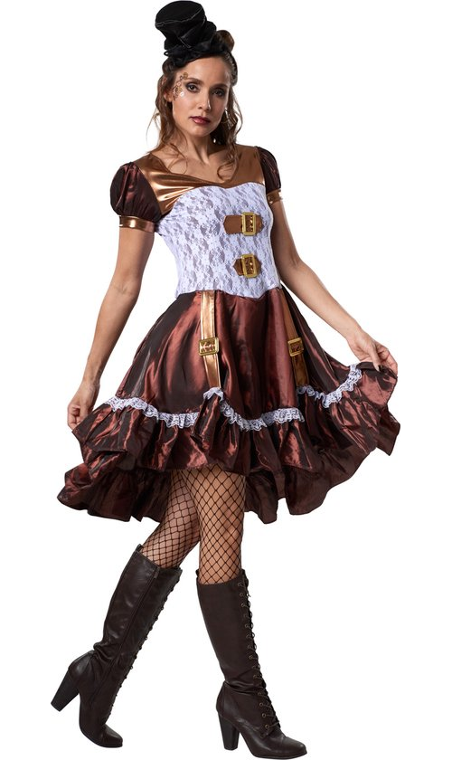 Dressforfun Steampunk lady S - costume fantaisie halloween dress up partywear carnaval costume partywear - 302300