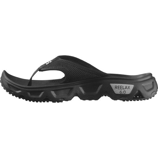 Salomon REELAX BREAK 6.0 - Tongs pour femme - NOIR / NOIR / ALLOY - 38