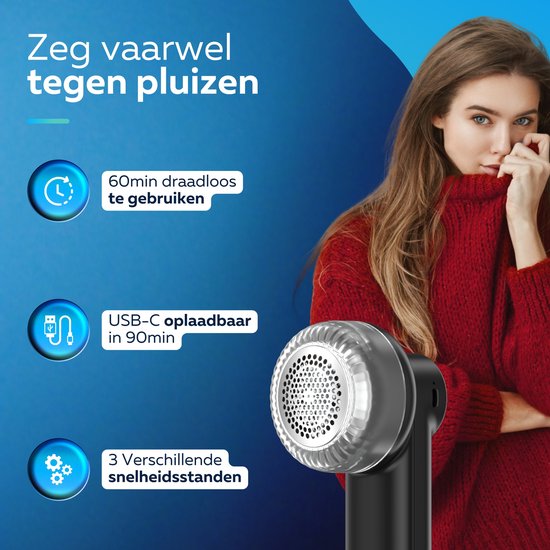 Beepro® Electric Lint Remover - Defoliator - Lint Clippers - Sans fil et rechargeable