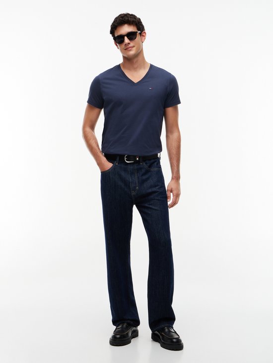 T-shirt à col en V, coupe classique MW0MW01768 - Chemises bleues