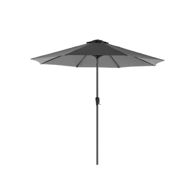 Parasol de jardin Songmics 290 cm - Gris - UPF 50+ - Inclinable