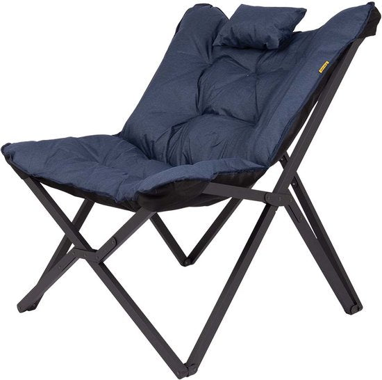 Bo-Camp - Industrial - Fauteuil de détente - Brandon - Cationic - Bleu