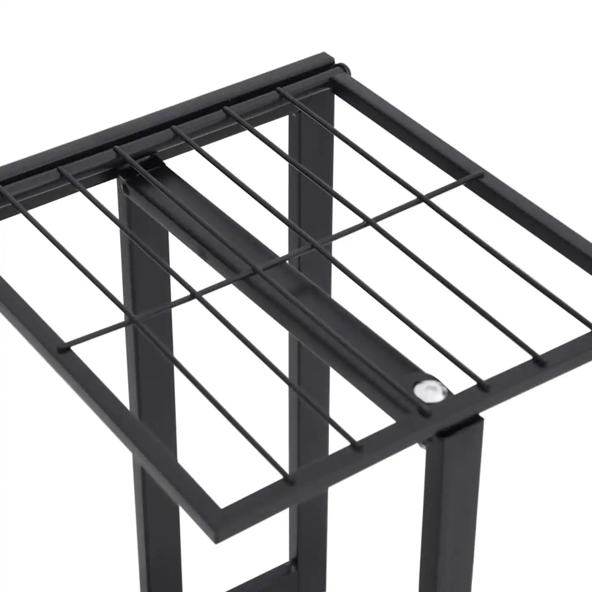 Support à plantes Minghou - 4 niveaux pour 5 pots - 22,1 × 42,9 × 76 cm - Noir