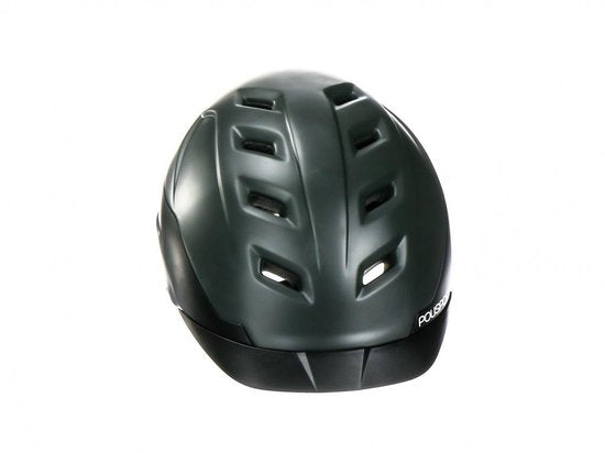 Casque de vélo Polisport E'City pour vélo électrique - Taille M (54-59 cm) - Noir
