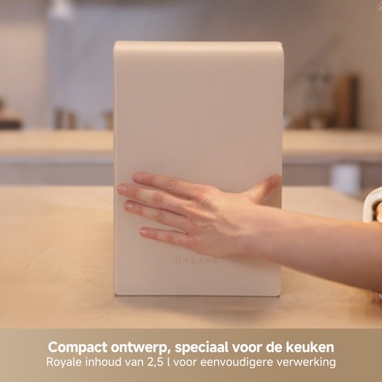 Broyeur de déchets alimentaires Dreame SF25 - 2,5 L - Ultra silencieux (27 dB) - Sans odeur - Autonettoyant - Composteur électrique de cuisine à installer sous l'évier