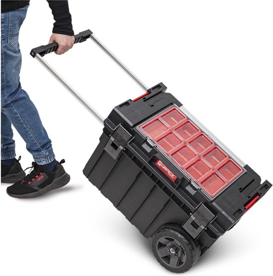 Qbrick System ONE - Mallette à outils - 605 x 405 x 345 mm, 44 L - Noir & Rouge