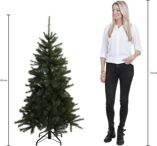 Black Box Trees Charlton Artificial Christmas Tree - H155 x Ø91 cm - Vert