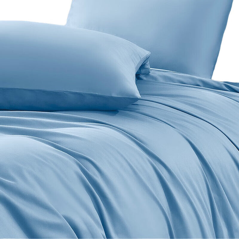 Ensemble de housse de couette Ochama en coton - 200 × 200 cm - bleu