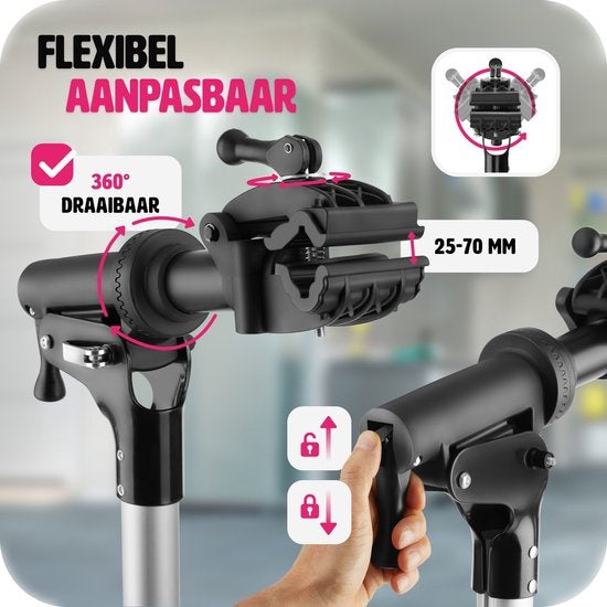 tectake® - Support de réparation de vélos Jan - support de montage pliable et réglable en hauteur - convient aux vélos électriques - 404919