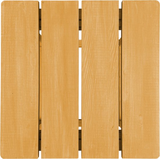 Table d'appoint AXI Tess marron – Petite table de jardin en bois – Carrée – 40,5 x 40,5 x 46 cm – Bois de pruche 100 % certifié FSC – Pour le jardin, la terrasse et le balcon