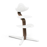 Chaise haute Stokke® Nomi® - Noyer - Blanc