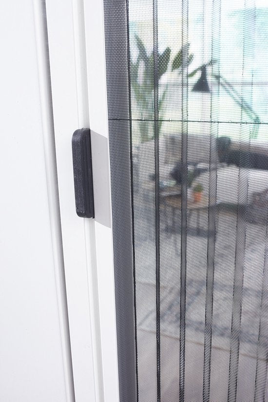 Porte moustiquaire plissée Bruynzeel s900 E 96x206-209 blanc