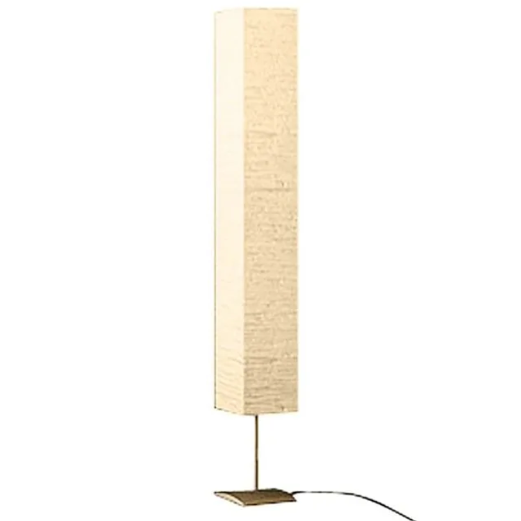 vidaXL Lampadaire à 3 douilles - 170 cm - Papier de riz et acier laqué - Crème
