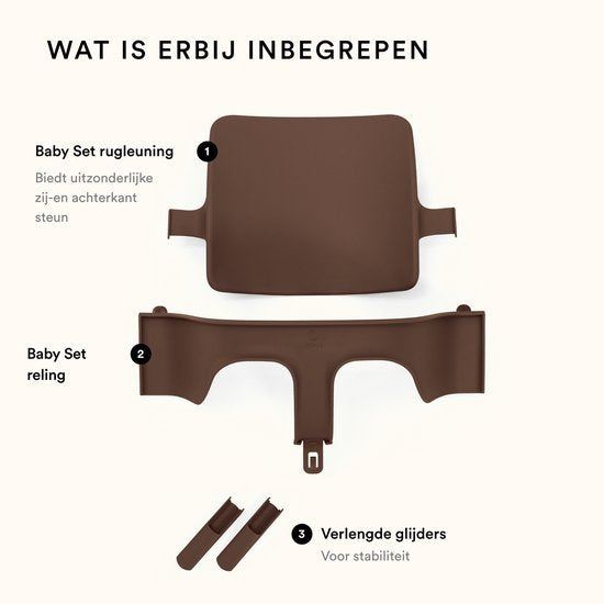 Kit pour bébé Stokke® Tripp Trapp®² - Marron chaud