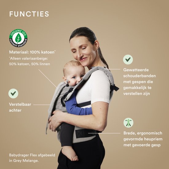 Stokke Limas Carrier Flex, Leopard Lilac - Version 2023 (OCS) - Porte-bébé à boucle - Trois positions de portage - Convient aux bébés de 1 mois / 4 kg à 20 kg