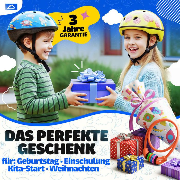 NEXTCOVER® Cadenas pour vélo d'enfant avec code numérique à 4 chiffres I Cadenas pour vélo d'enfant - Idéal pour les scooters, les vélos et plus encore I Cadenas à combinaison pour vélo avec des chiffres colorés - Cadenas pour scooter Extra robuste et sûr