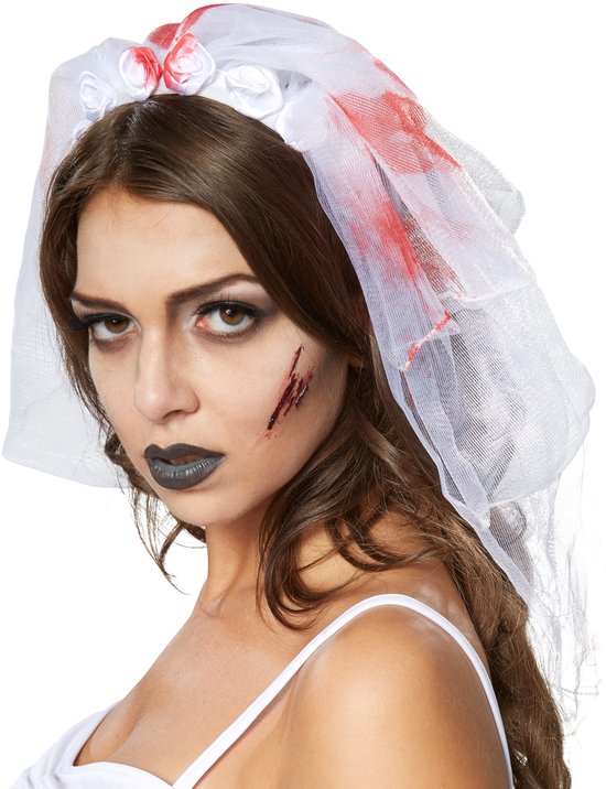 Dressforfun Sexy creepy bride XXL - costume halloween dress up partywear carnaval costume partywear - 302249