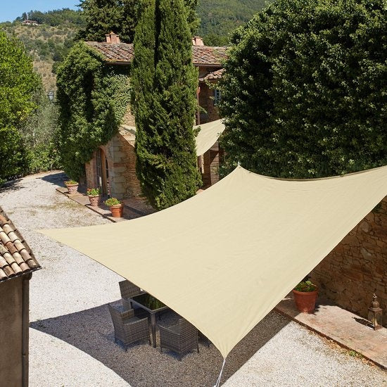 tectake - Toile de store carrée - 400x400cm - 402606
