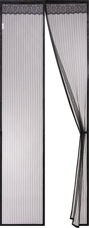 O'DADDY® Rideau de porte - Rideau anti-mouches - Magnétique - Moustiquaire de porte Deluxe 92 x 230 cm - Noir Hor - Rideaux de porte