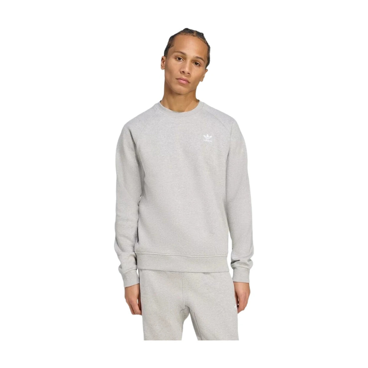 Pull adidas Trefoil Essentials - JY6140 - Gris - Taille L