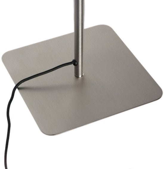 Lampadaire Volari 4711ST en acier, 2 lumières, avec LED « dim to warm » - idéal pour un usage intérieur, design moderne, hauteur 157 cm, base 21 x 21 cm, orientable et inclinable