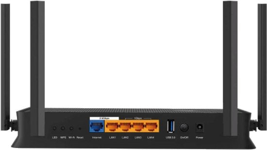 TP-Link Archer BE230 - Routeur - Amplificateur Wi-Fi - Bi-bande - Wi-Fi 7 - 3 600 Mbps - Noir