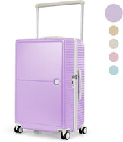 Skycases City Walker - Valise pour bagage à main - 34L - Légère et solide - Roues pivotantes à 360° - Verrouillage TSA - Housse de protection incluse - Compacte et spacieuse - Violet
