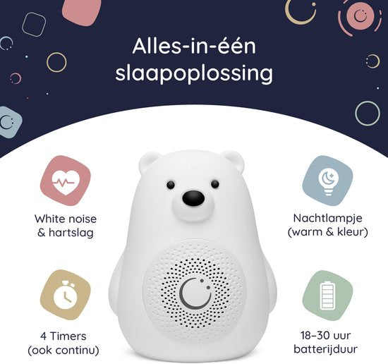 Numsy Bruno White Noise Machine Baby - Appareil à bruit blanc - 2026