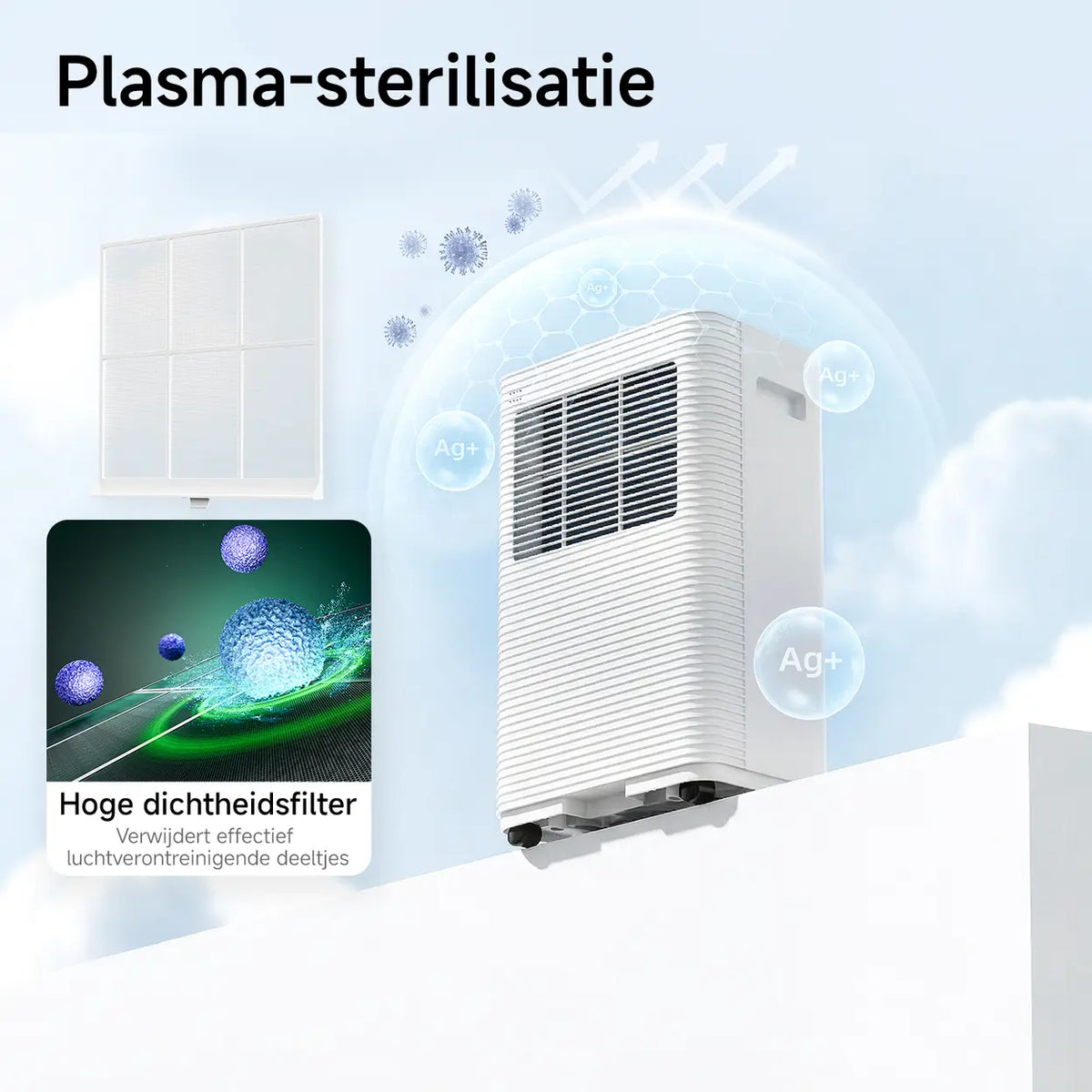 Déshumidificateur intelligent VINO - 12 L/jour - Wi-Fi - réservoir de 1,8 L - blanc