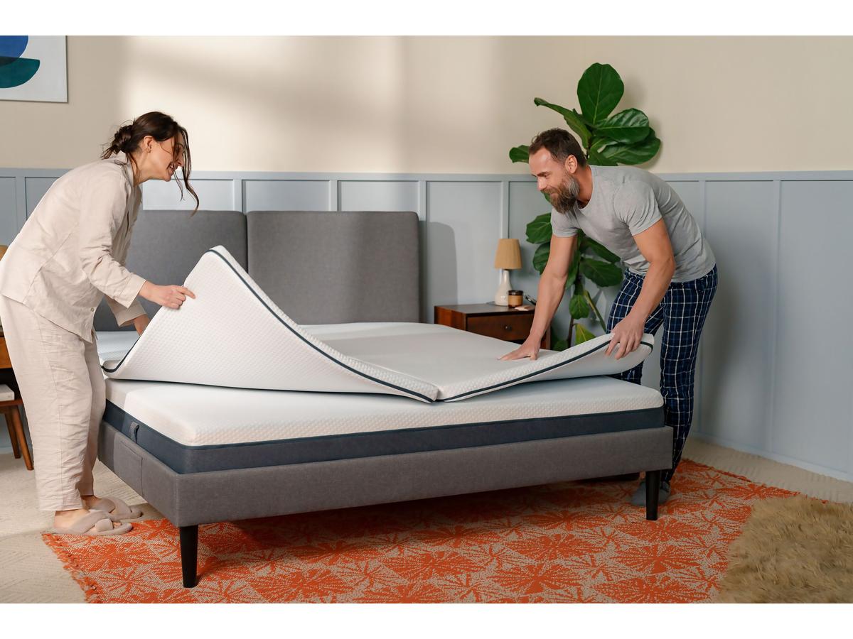 Emma Flip Topper - Confort deux-en-un - dimensions 120 x 200 cm