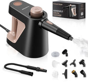Nettoyeur vapeur à main FLOWSTEAM® Compact 12-en-1 - 4 bars et 110 °C - Nettoyeur vapeur – Détachant - Nettoyeur vapeur à main - Pour la salle de bains, la cuisine, les canapés et les meubles