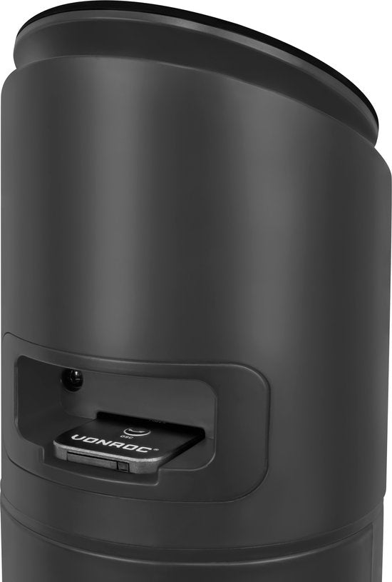 VONROC Luxury Fan - Ventilateur de tour - hauteur 86 cm - télécommande incluse - 3 vitesses - fonction swing - minuterie de 15 heures - noir