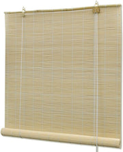 Store en bambou vidaXL - 80 x 220 cm - Couleur naturelle - Filtre la lumière et préserve l'intimité